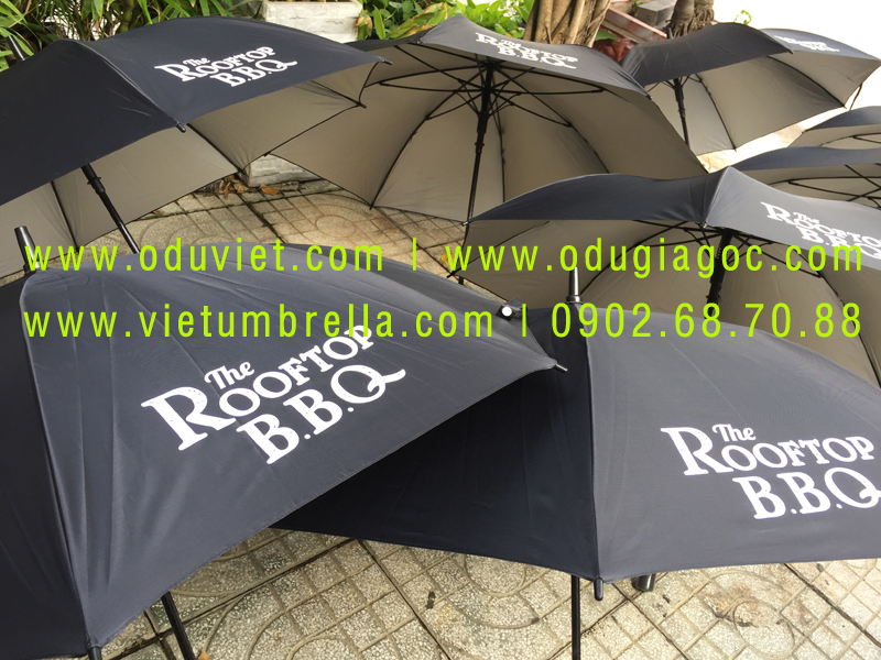 xưởng sản xuất ô dù cầm tay in logo quảng cáo